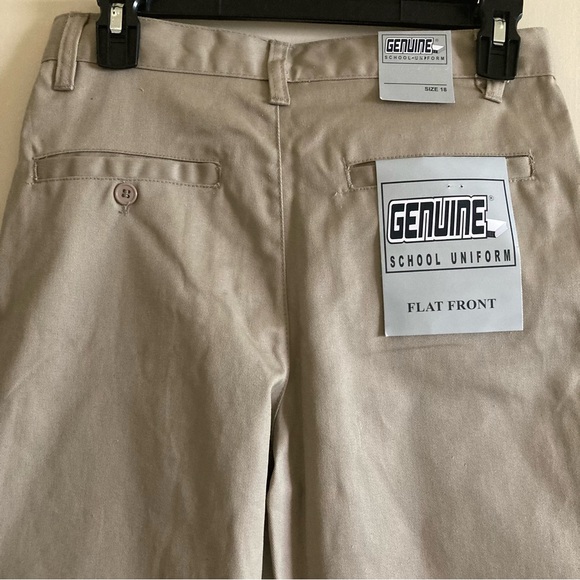 Boys Chino Pants with Packets Modern Fit Flet Front | NWT | Size 18 - Picture 6 of 8